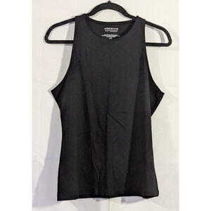 Adrienne Vittadini Black Sleeveless Mock Neck Top Women’s Large